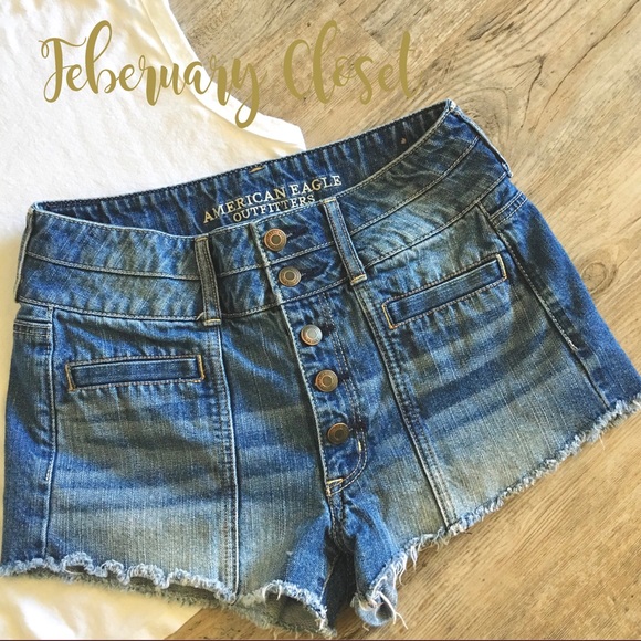 February Closet Pants - ONLY 1️⃣ LEFT American Eagle Button Up Denim Short